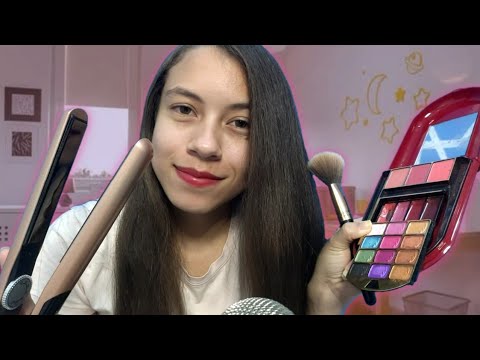 ASMR ROLEPLAY AMIGA TE ARRUMANDO *Para Encontro com o Velho Rico