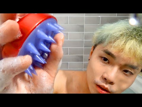 Bubble Bath in 3 Min ⚡ Realistic ASMR: Intense Tingles • Korean Fast & Aggressive Roleplay