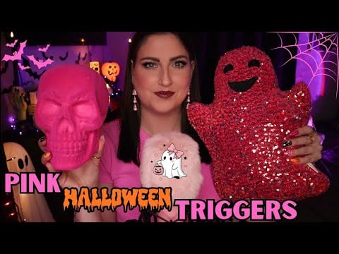 ASMR Pink Halloween Trigger Assortment 💖👻