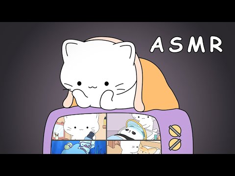 ASMR compilation | cat treatment