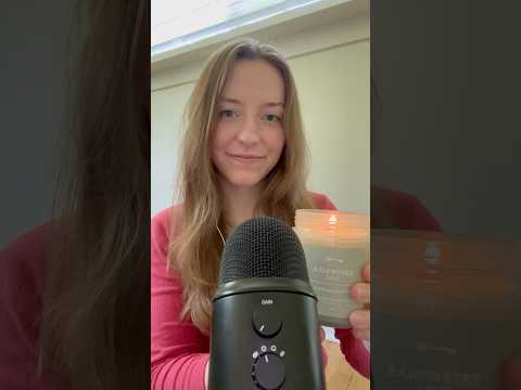 #asmr wood wick candle 🕯️