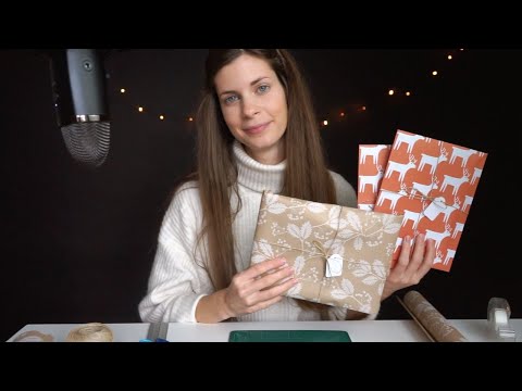 ASMR | pakjes en cadeautjes inpakken 💫🌲 (Vlaams & West-Vlaams fluisteren)