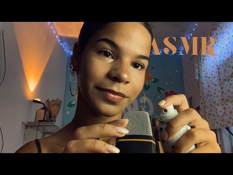 ASMR EXPLORANDO O MICROFONE | ESPUMA, ARRANHANDO O MICROFONE, SPRAY E MUITO MAIS