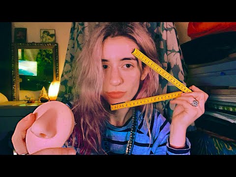 ASMR totally chaotic face measure 🖍️ // random unpredictable 🧵 NONSENSICAL