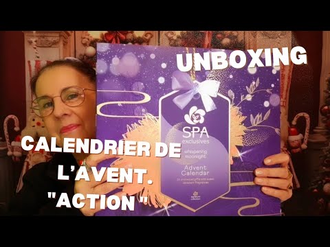 Asmr français, Unboxing  ouverture du calendrier de l'avent. " ACTION "