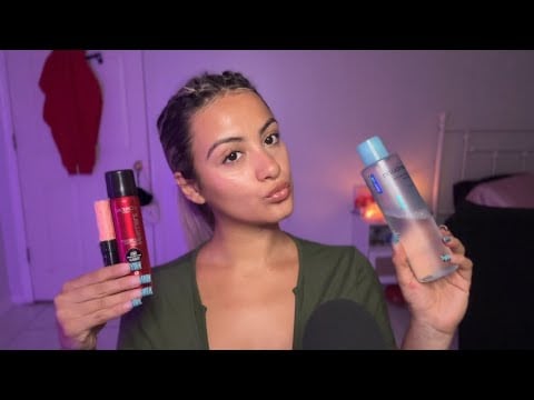 ASMR GRWM whisper ramble 💄🤍