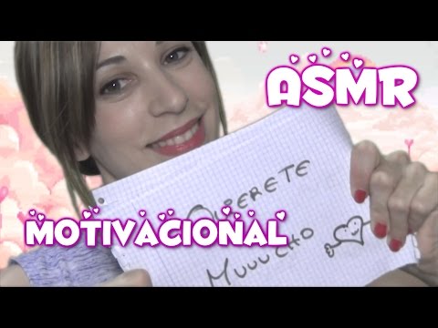 ASMR /motivacional ear to ear / hands movements/ whispers /soft spoken/español