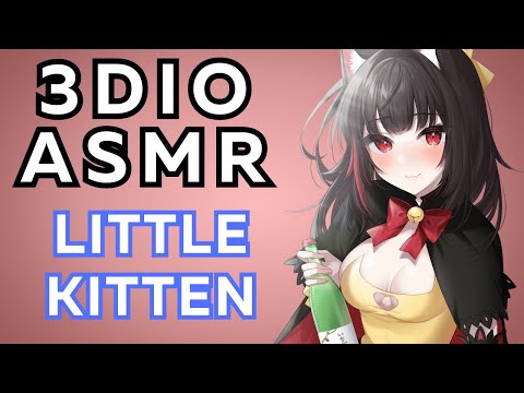 asmr stream #58 🌸 (3DIO - little kitten reindeer)