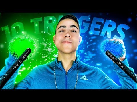 10 ARREPIOS diferentes com os microfones longos – ASMR [BINAURAL DIRECIONAL]