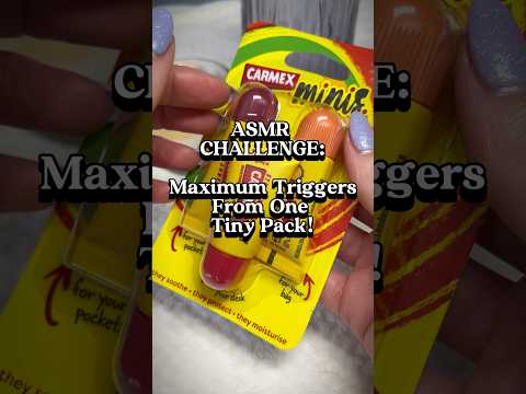 One tiny pack… but many triggers! #asmr #asmrshorts