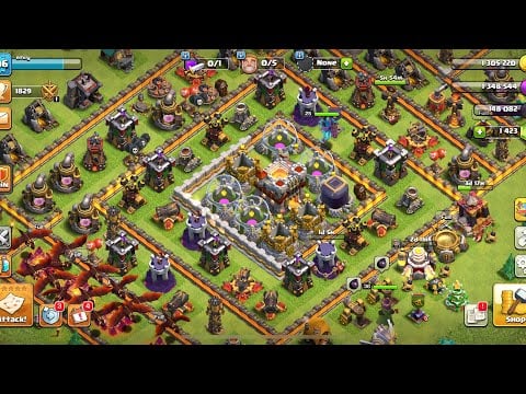 ASMR|| Whispering| showing my Clash of Clans base 😎