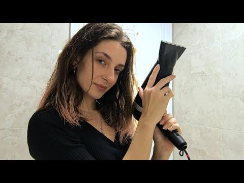 ASMR Hairdryer All Around You - Loop ➰ Relaxing & Tingly - Background White Noise for Sleep 💤