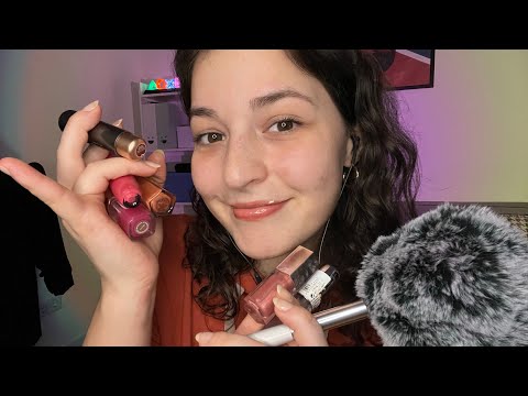 Türkçe ASMR | Yavaş ve Yakın Fısıltıyla Sana Ruj & Lipgloss Seçiyoruz 🫶✨