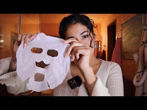 ASMR /TE HAGO UNA LIMPIEZA FACIAL SÚPER RELAJANTE