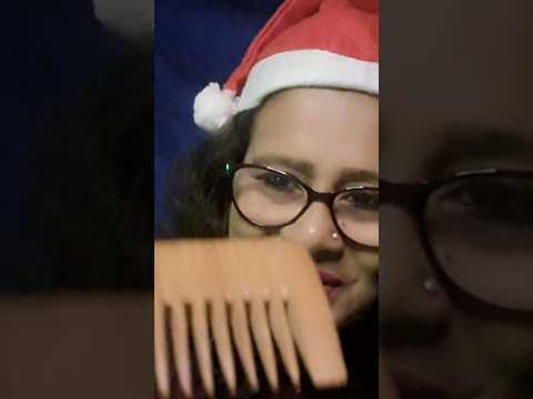 Asmr Combing Your Hair for Christmas Eve 🎅 @AsmrGhosal #asmr  #acmp #asmrpersonalattention