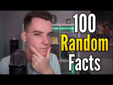 [ASMR] 100 Random Facts