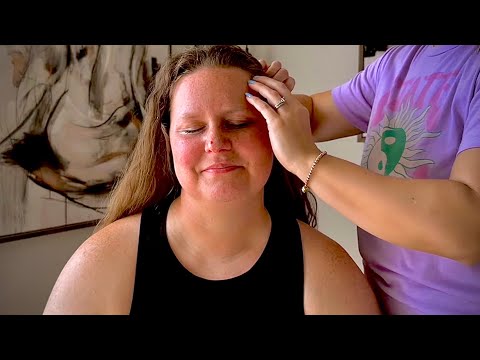 ASMR Light Touch, Scalp & Hair Attention w/ Shoulder Scratching for Deep Sleep 💤 