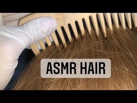 ASMR HAIR Brushing, Scalp Massage, Tips For Healthy Hair, Whisper