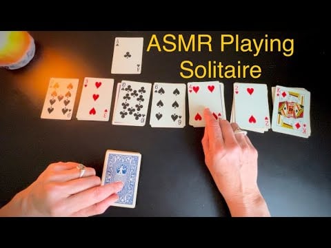 How to Play Solitaire Card Game Soft Spoken Relaxation ASMR