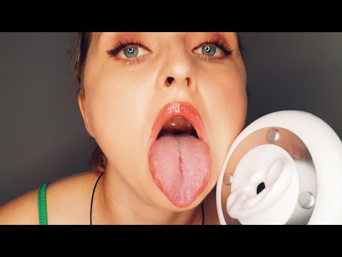 ASMR| licking lens,  sensitive licking,  tongue flicking 😜💦