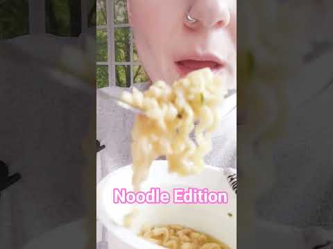Noodle eating ASMR #asmr #asmrsounds #mukbang #fyp #yummy  #mouthsounds #visualtingle
