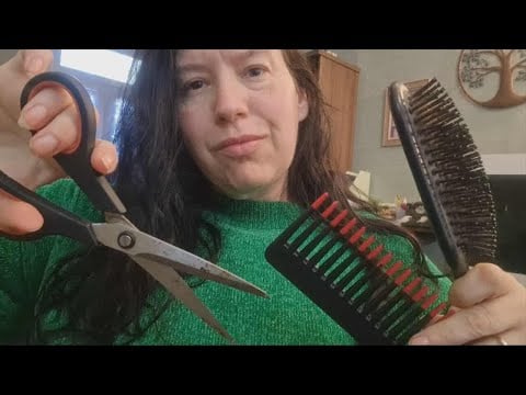 ASMR Haircut RP  Watch this video for relaxation ...  ( Youtube  Algorithm hates me ..)