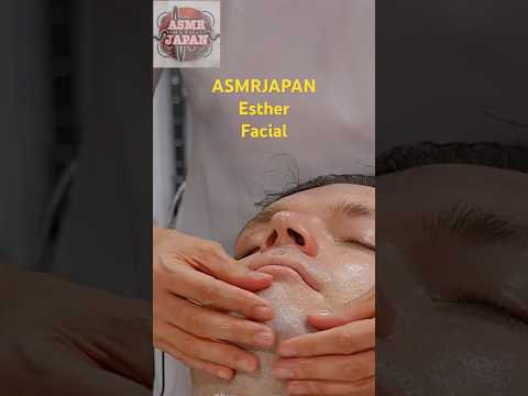 💈✂️🇯🇵  Esther Facial - ASMR JAPAN  #ASMR #shorts #barbershop #haircut  #barberlove #shampoo