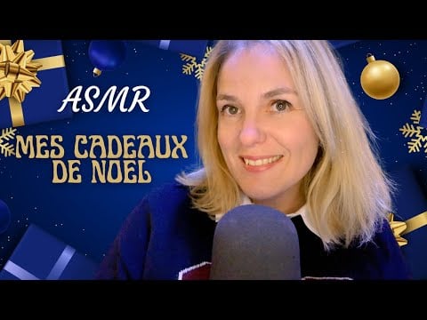 ASMR FR 🎁 MES CADEAUX DE NOËL (15 ans après tout le monde, je sais 😅)