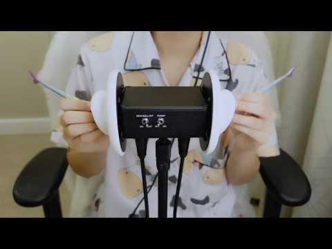 ASMR แคะหูสองข้างหลายไม้ ไม่เห็นหน้า คลิปเก่าสมัยก่อน