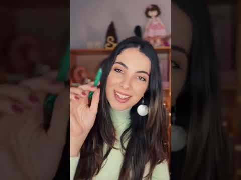 ASMR tocando e desenhando no seu rosto #shorts