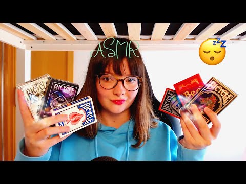 ASMR/ SALUDITOS + MI COLECCIÓN DE CARTAS