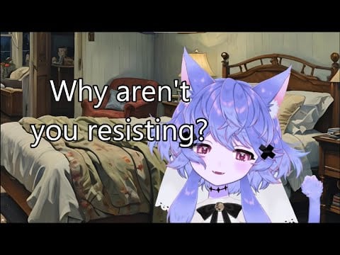 "ASMR" Roleplay: Your Sister Gets a Little Angry You Are Hesitant to Let Her in Bed and Coerces You