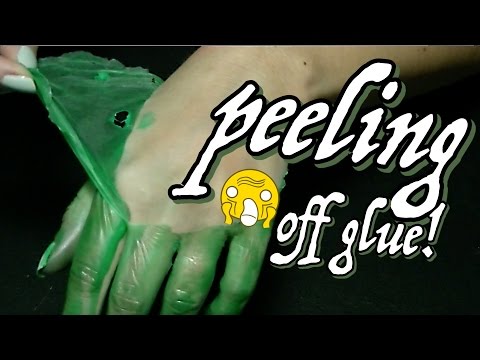 SO SATISFYING: Peeling Glue Off My Hands (Softly Spoken ASMR)