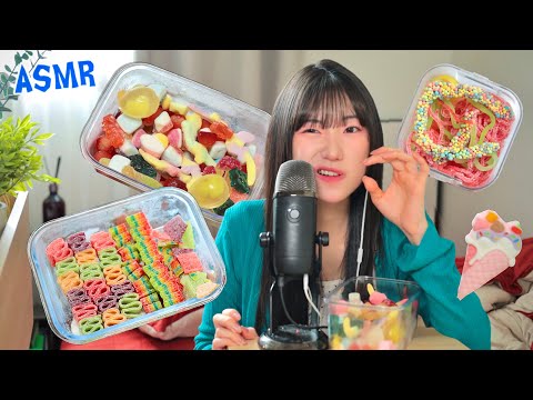 ASMR 젤리 얼먹 15봉지 턱관절 운동 많이 된다