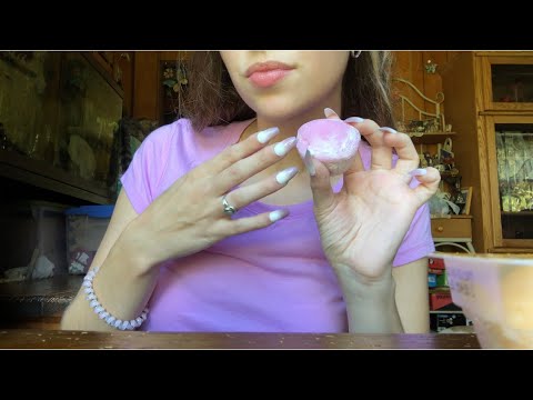 ASMR mochi icecream mukbang /ft. letter tracing