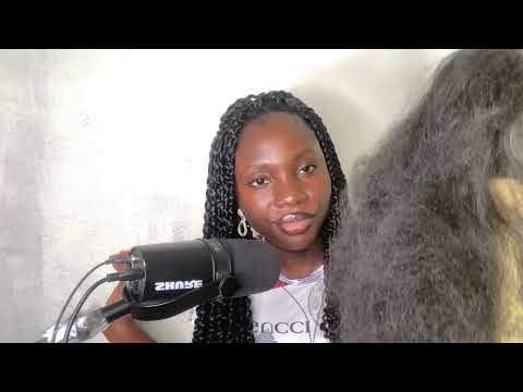 ASMR SCALP SCRATCHING, MOUTH SOUND AND WHISPERS WITH GUM CHEWING