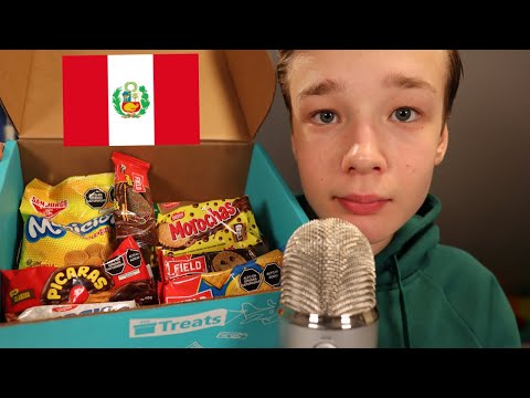 ASMR Mukbang | Trying Snacks From Peru🇵🇪 | Try Treats