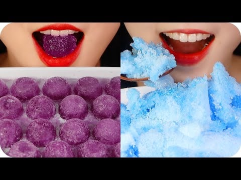 ICE EATING ASMR COMPILATION #2
