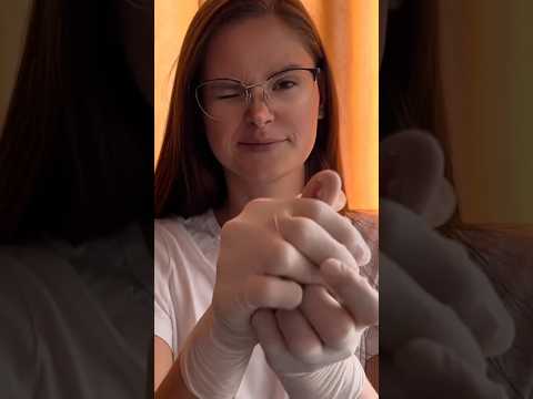 ASMR -How loud is this sound? 😬♥️ #balloon #gloves #latex #asmr #sounds