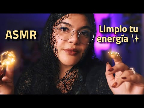 ASMR 💝 Disuelve apegos y energías negativas 💝 Te ayudo a soltar la angustia | Limpieza energética