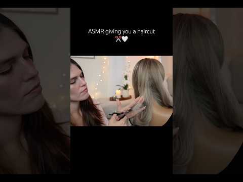 Girl you got some dead ends ☠️ #asmr #asmrhairplay #haircut