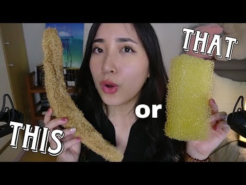 THIS or THAT asmr triggers... which do you like?