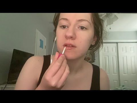 asmr | lip oil application! 👄