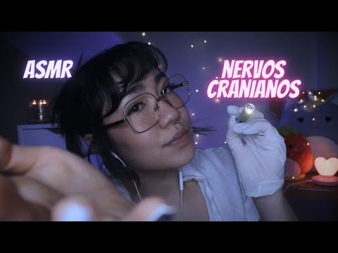 ASMR | EXAME DE NERVOS CRANIANOS (mas não é nada profissional)