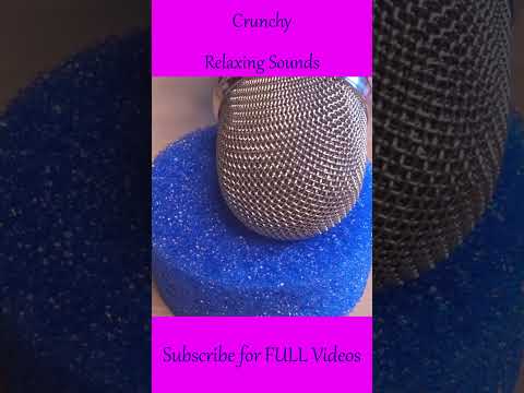 ASMR Crunchy Sounds ❤️ Sponge ASMR  #asmr #shorts