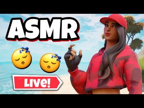 ASMR FORTNITE en LIVE on joue ensemble (on rush les 4000 abos)