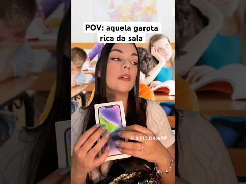 POV: aquela garota rica da sala #humor #asmr #shorts