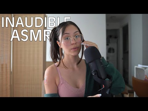 ASMR Inaudible/Semi Inaudible Whispering