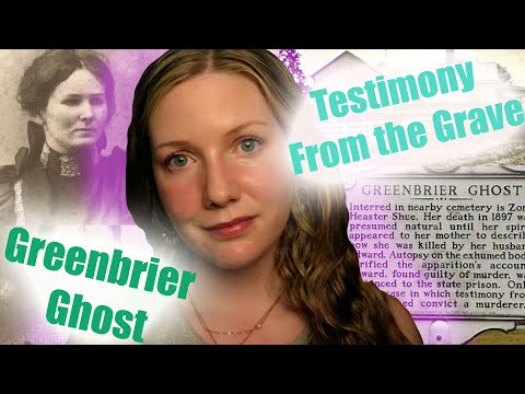 [ASMR] True Crime | Killer Convicted by a GHOST | ZONA HEASTER SHUE | Greenbrier Ghost | Story Time