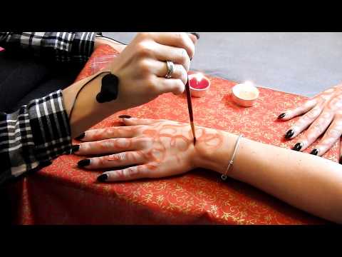 Arm soft massage and scratching and painting*ASMR